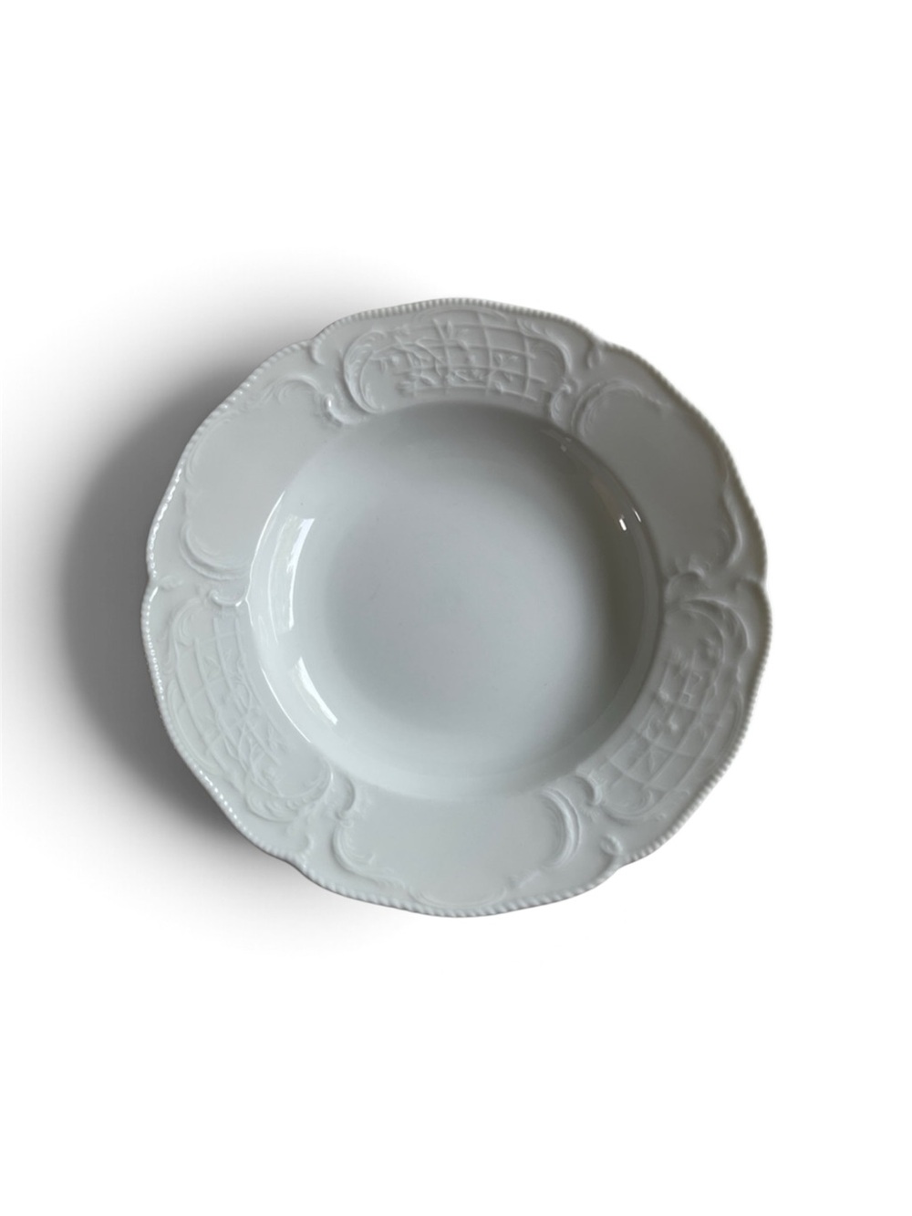 Rosenthal Sanssouci White Rim Soup Bowls Set of 2